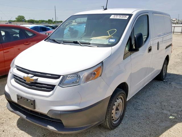 3N63M0ZN0FK733938 - 2015 CHEVROLET CITY EXPRE WHITE photo 2