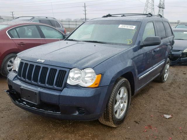 1J4PR4GKXAC154115 - 2010 JEEP GRAND CHER BLUE photo 2