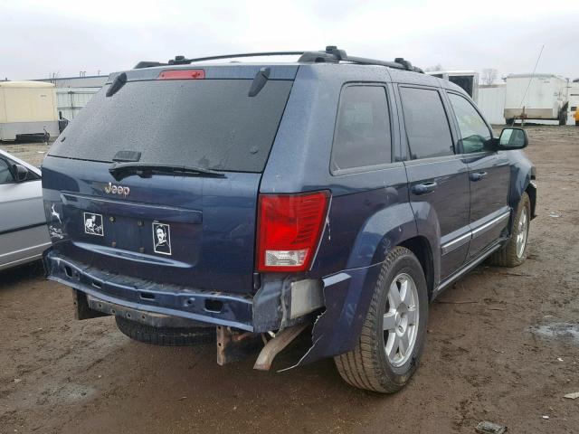 1J4PR4GKXAC154115 - 2010 JEEP GRAND CHER BLUE photo 4