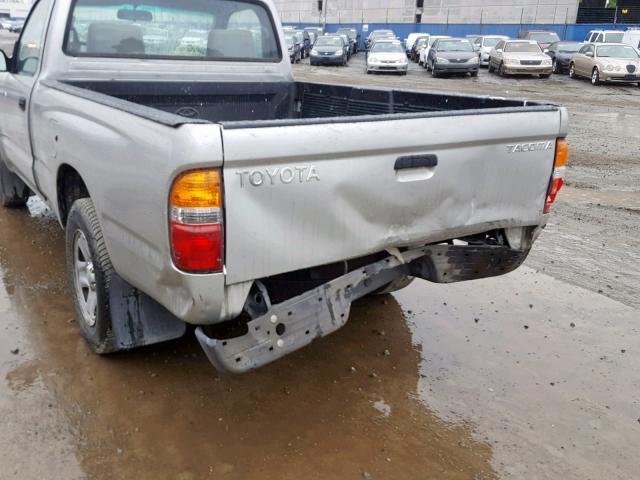 5TENL42N23Z183189 - 2003 TOYOTA TACOMA SILVER photo 9