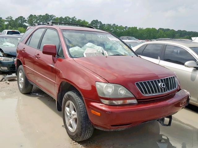 JT6GF10U9Y0074770 - 2000 LEXUS RX 300 BURGUNDY photo 1