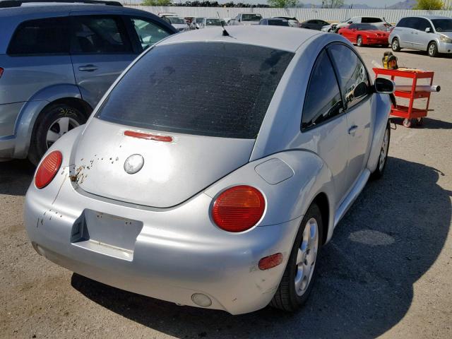 3VWCK31C15M418344 - 2005 VOLKSWAGEN NEW BEETLE ვერცხლისფერი ფოტო 4