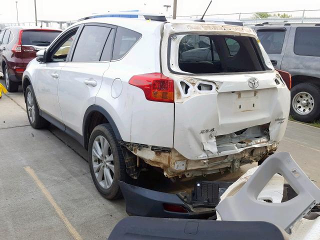 2T3DFREV6DW045969 - 2013 TOYOTA RAV4 LIMIT WHITE photo 3