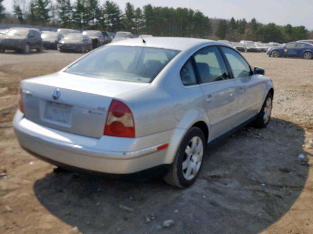 WVWTH63B91E124777 - 2001 VOLKSWAGEN PASSAT GLX 银色 照片 4