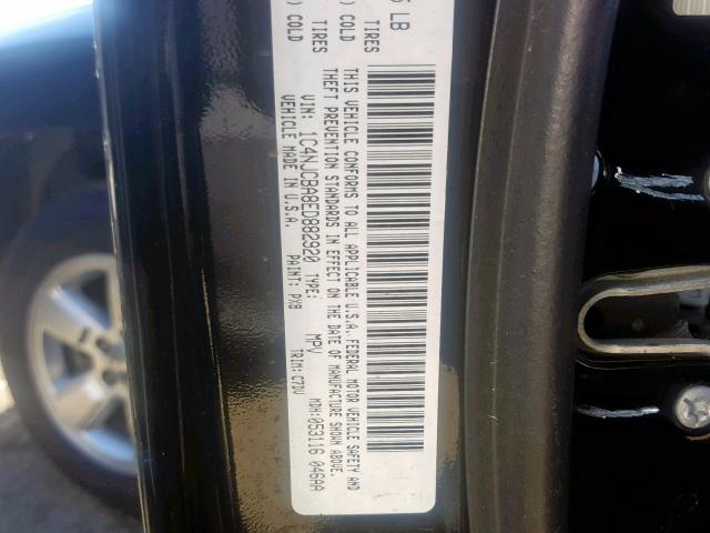 1C4NJCBA8ED882920 - 2014 JEEP COMPASS SP 黑色 照片 10