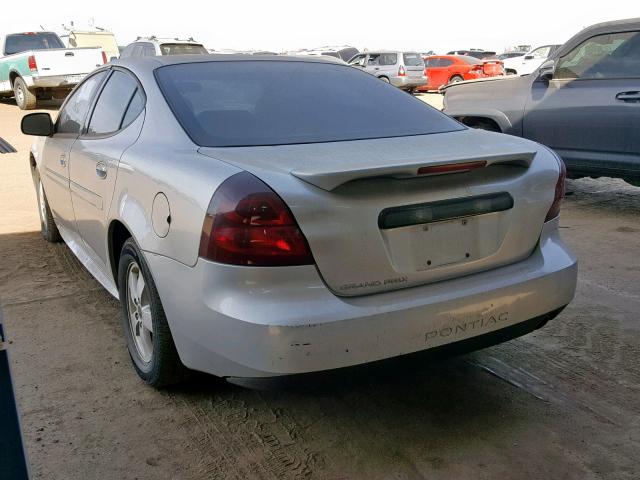 2G2WP522551148842 - 2005 PONTIAC GRAND PRIX SILVER photo 3