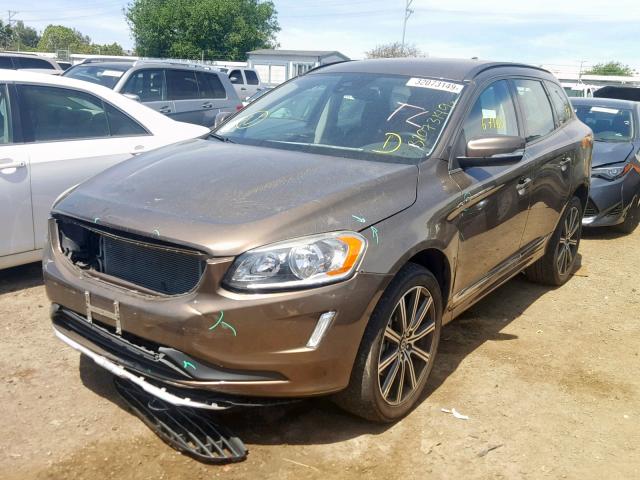 YV440MDJ9F2660737 - 2015 VOLVO XC60 T5 BROWN photo 2