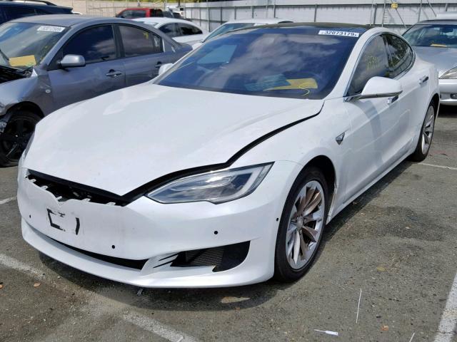 5YJSA1E12GF169753 - 2016 TESLA MODEL S أبيض صورة 2