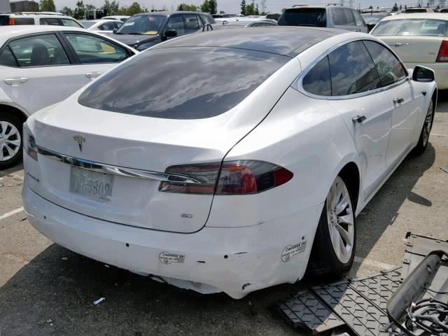 5YJSA1E12GF169753 - 2016 TESLA MODEL S WHITE photo 4