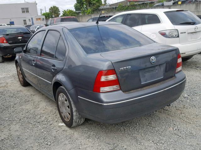 3VWRK69M54M012977 - 2004 VOLKSWAGEN JETTA GL GRAY photo 3