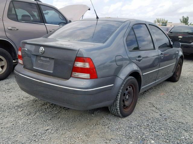 3VWRK69M54M012977 - 2004 VOLKSWAGEN JETTA GL GRAY photo 4