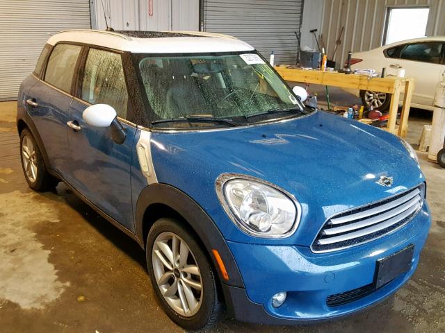 WMWZB3C56CWM04333 - 2012 MINI COOPER COU BLUE photo 1