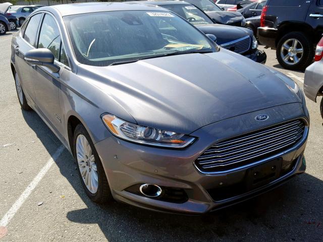 3FA6P0SU3ER298983 - 2014 FORD FUSION TIT GRAY photo 1