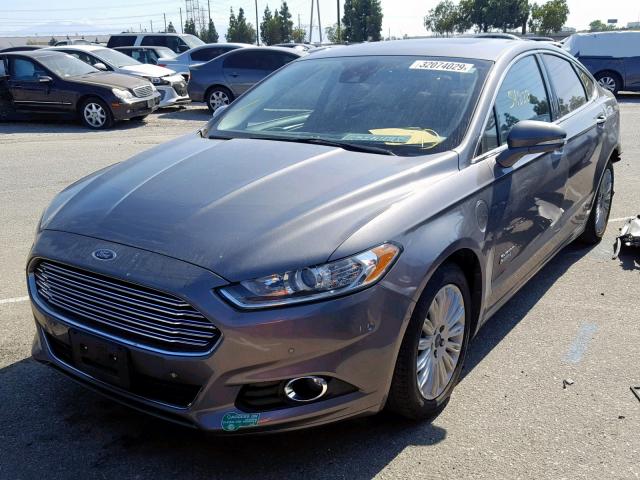 3FA6P0SU3ER298983 - 2014 FORD FUSION TIT GRAY photo 2