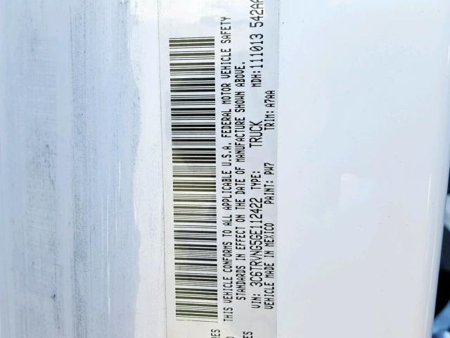 3C6TRVNG5GE112422 - 2016 RAM PROMASTER 白色 照片 10