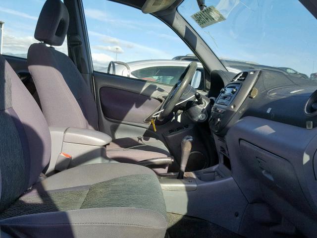 JTEGH20V030101621 - 2003 TOYOTA RAV4 SILVER photo 5