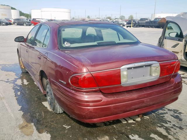 1G4HP54K6Y4249555 - 2000 BUICK LESABRE CU RED photo 3