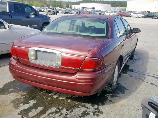 1G4HP54K6Y4249555 - 2000 BUICK LESABRE CU RED photo 4