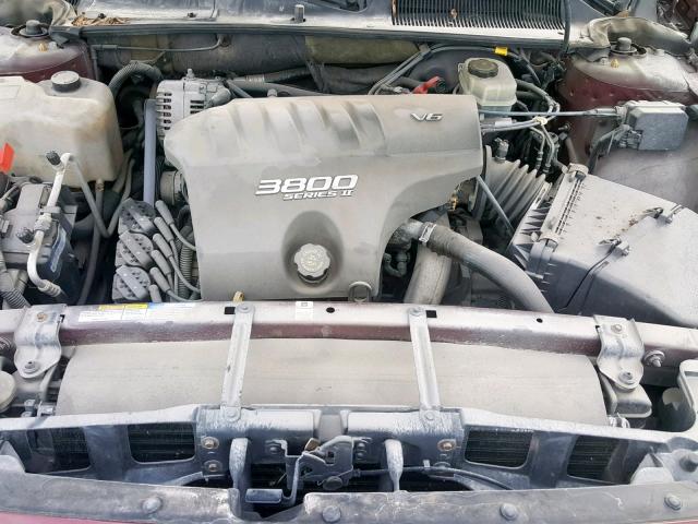 1G4HP54K6Y4249555 - 2000 BUICK LESABRE CU RED photo 7