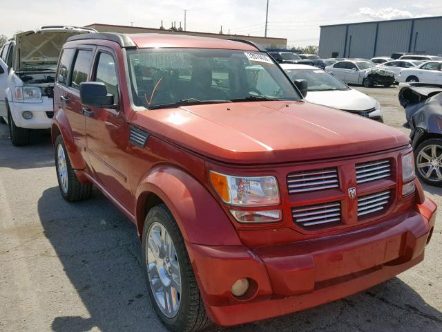 1D8GT58627W651277 - 2007 DODGE NITRO R/T RED photo 1