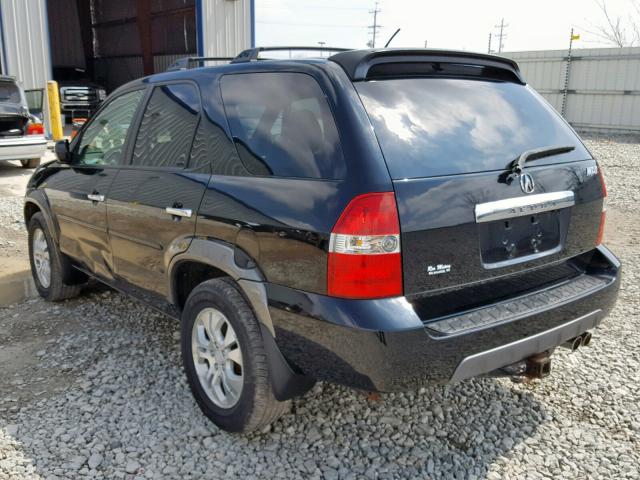 2HNYD18813H515218 - 2003 ACURA MDX TOURIN BLACK photo 3