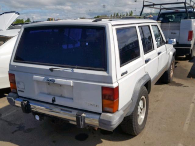 1J4FJ58L5LL203935 - 1990 JEEP CHEROKEE L WHITE photo 4