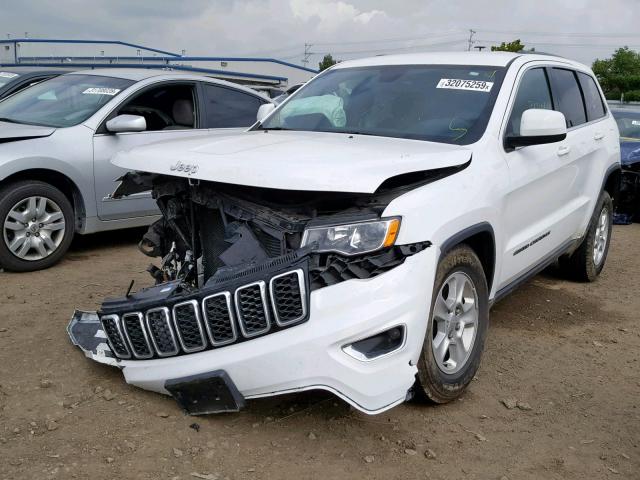 1C4RJEAG2HC773723 - 2017 JEEP GRAND CHER WHITE photo 2