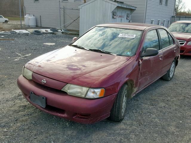 1N4AB41D2XC721023 - 1999 NISSAN SENTRA BAS MAROON photo 2