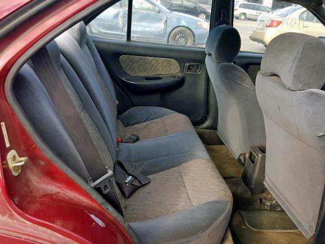 1N4AB41D2XC721023 - 1999 NISSAN SENTRA BAS MAROON photo 6