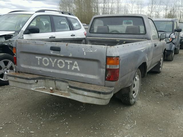 4TARN81A8PZ085668 - 1993 TOYOTA PICKUP 1/2 GRAY photo 4