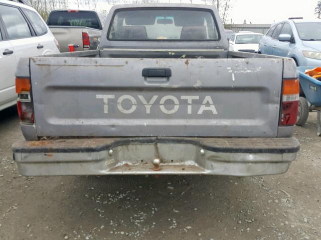 4TARN81A8PZ085668 - 1993 TOYOTA PICKUP 1/2 GRAY photo 9