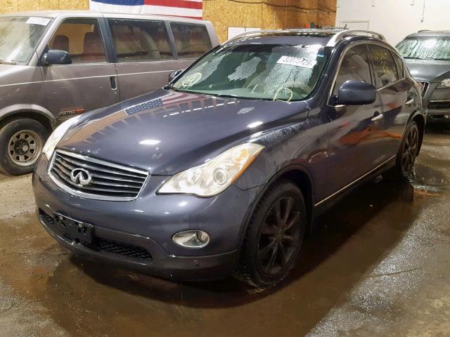 JNKAJ09F88M350763 - 2008 INFINITI EX35 BASE GRAY photo 2