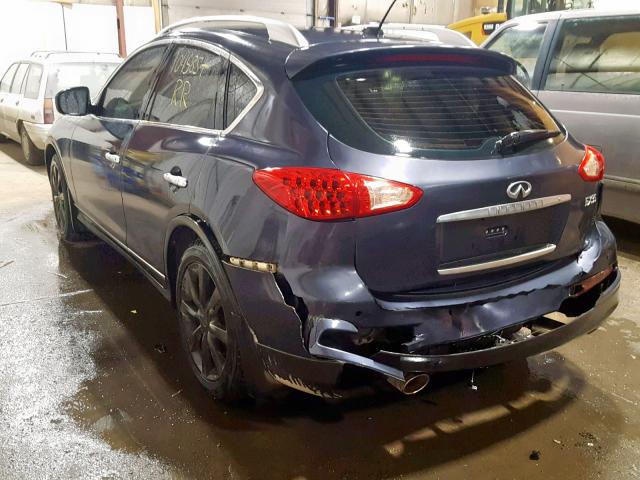 JNKAJ09F88M350763 - 2008 INFINITI EX35 BASE GRAY photo 3
