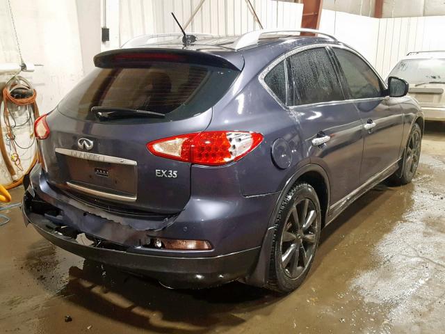 JNKAJ09F88M350763 - 2008 INFINITI EX35 BASE GRAY photo 4