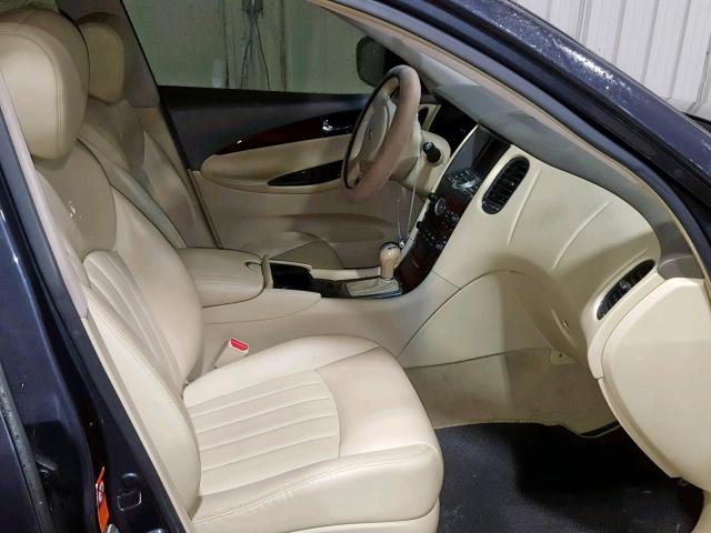 JNKAJ09F88M350763 - 2008 INFINITI EX35 BASE GRAY photo 5