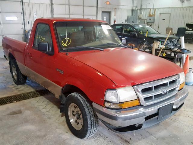 1FTYR10CXWUA66565 - 1998 FORD RANGER RED photo 1