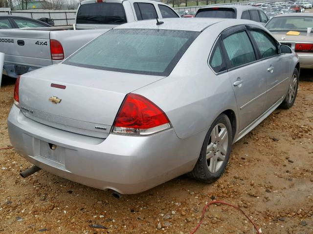 2G1WB5E33E1134929 - 2014 CHEVROLET IMPALA LIM SILVER photo 4