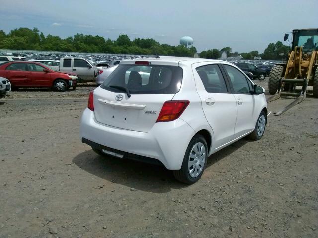 VNKKTUD35HA078766 - 2017 TOYOTA YARIS L WHITE photo 4