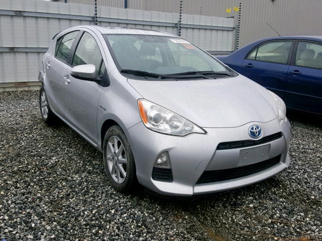 JTDKDTB31E1064765 - 2014 TOYOTA PRIUS C SILVER photo 1