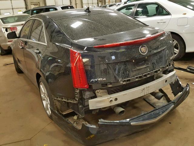 1G6AG5RX2E0105632 - 2014 CADILLAC ATS BLACK photo 3