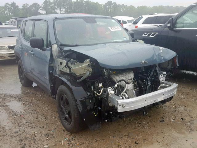 ZACCJAAB8HPG17183 - 2017 JEEP RENEGADE S BLUE photo 1