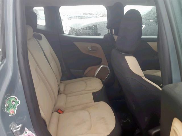 ZACCJAAB8HPG17183 - 2017 JEEP RENEGADE S BLUE photo 6