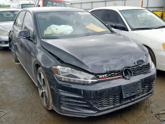 3VW447AU7JM296629 - 2018 VOLKSWAGEN GTI S/SE BLACK photo 1