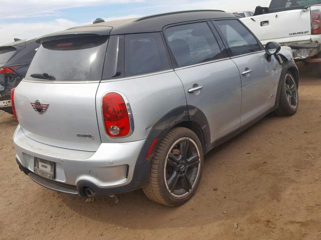 WMWZC5C54BWL53549 - 2011 MINI COOPER S C SILVER photo 4