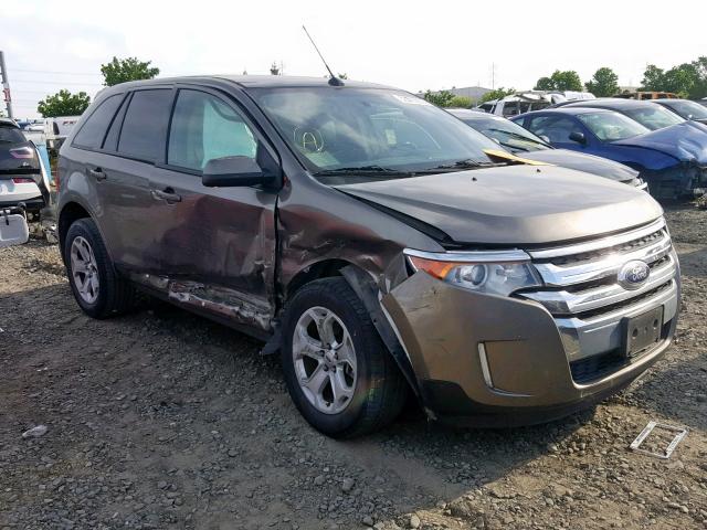 2FMDK3JCXDBC81780 - 2013 FORD EDGE SEL GRAY photo 1