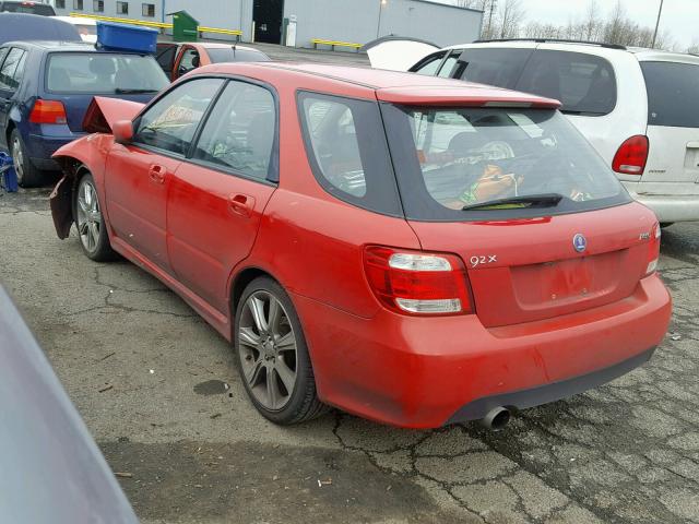 JF4GG22685H057037 - 2005 SAAB 9-2 AERO RED photo 3