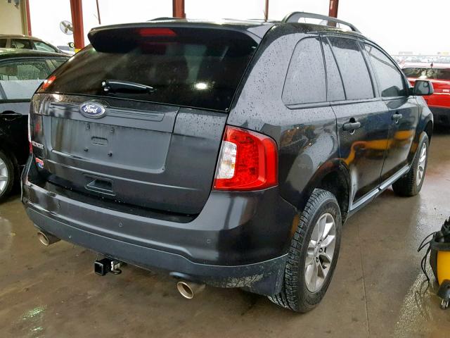 2FMDK3GC6DBC11930 - 2013 FORD EDGE SE BLACK photo 4