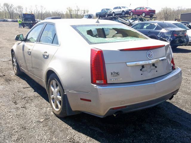 1G6DS57V990140929 - 2009 CADILLAC CTS HI FEA TAN photo 3