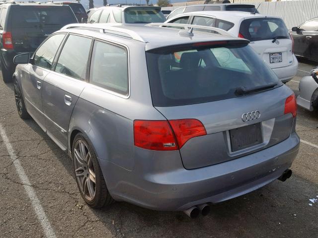 WAUSF78E16A120535 - 2006 AUDI A4 S-LINE GRAY photo 3