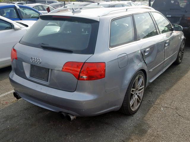 WAUSF78E16A120535 - 2006 AUDI A4 S-LINE GRAY photo 4